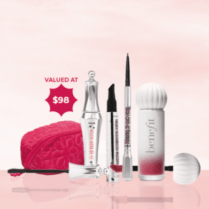 Benefit brow kit with brow pencil setter and primer