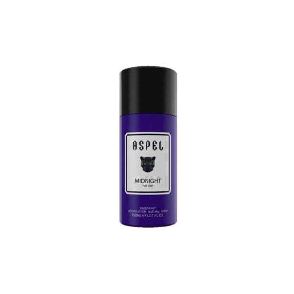 Aspel Midnight Deodorant Spray for Him | The Glam Edition