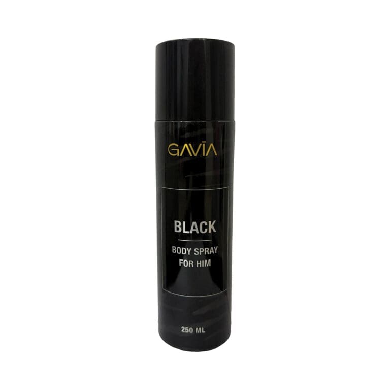 Gavia Man Black Body Spray for Men | The Glam Edition