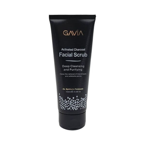 Gavia Charcoal Face Scrub 100ml | The Glam Edition