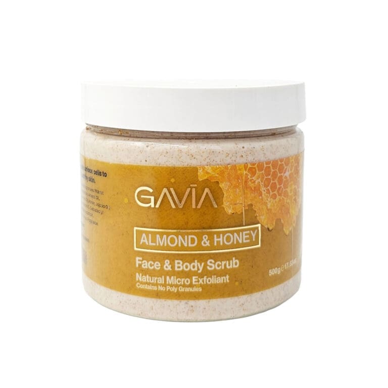 Gavia Honey & Almond Face & Body Scrub | The Glam Edition