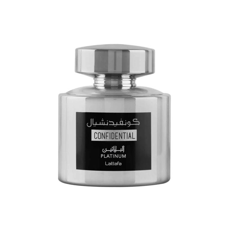 Lattafa Confidential Platinum Men Edp | The Glam Edition